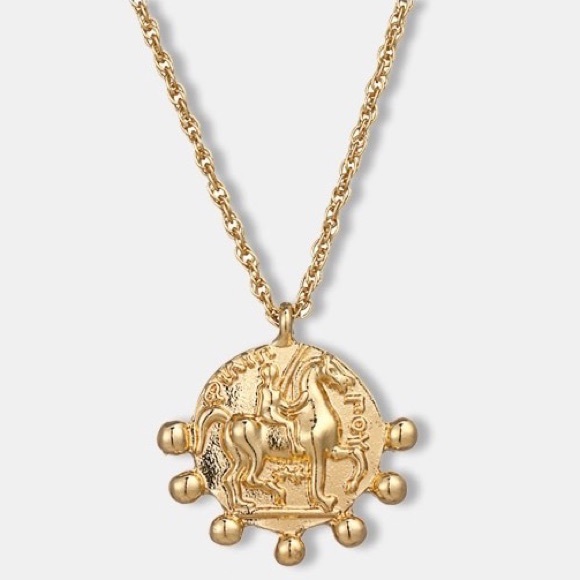 Anthropologie Jewelry - 🖤BLACK FRIDAY🖤Vintage style gold coin necklace